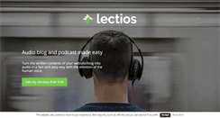 Desktop Screenshot of lectios.com