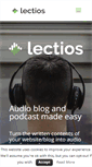 Mobile Screenshot of lectios.com