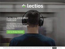 Tablet Screenshot of lectios.com